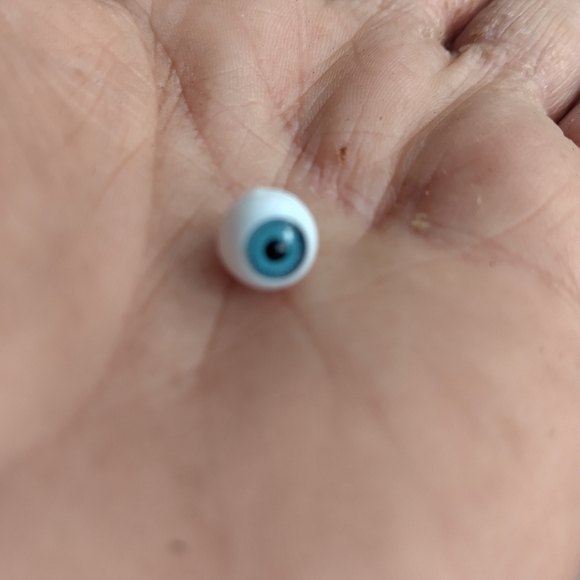 Playhouse Collection 8mm Blue Doll Eyeballs Eyes Doll Making NOS - Picture 1 of 2